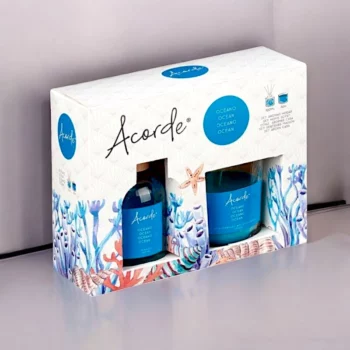 Set Mikado 100ml & Bougie Parfum Océan – Acorde