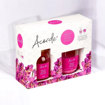 Set Mikado 100ml & Bougie Parfum Orchidée – Acorde