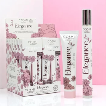 Ensemble de 12 (Soit 1,72€ Pièce) : Coffret 2 Pièces Élégance Créme de Corps et Mini Eau de Toilette – Image 2