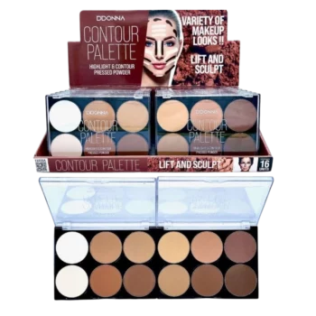 Pack de 16 : Palette de Contouring D'Donna – Highlight & Contour - D'Donna – Image 2