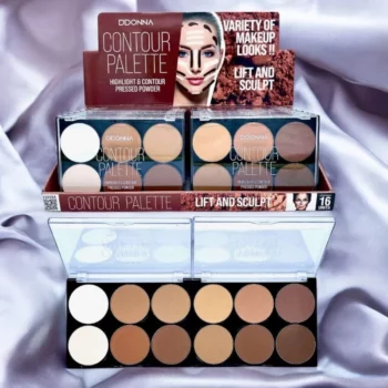 Pack de 16 : Palette de Contouring D'Donna – Highlight & Contour - D'Donna