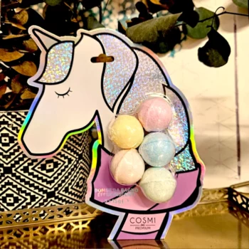 Set Cadeau 5 Boules de Bain Licorne – Cosmi Premium – Image 2