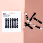 Lot de 12 (0,70€ Le Blister) : Blisters de 6 Applicateurs de Fard à Paupières Double - Beautiful Face