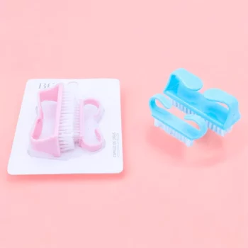 Carton de 12 (0,75€ Les 2 Brosses) : Sets de 2 Brosses à Ongles Grand + Petit - Beautiful Face – Image 2