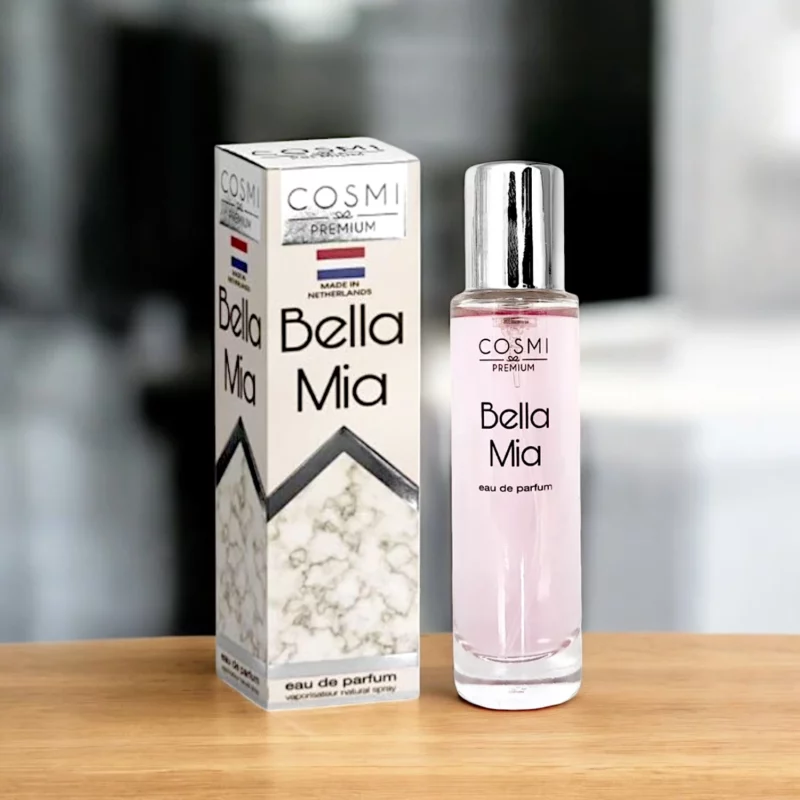 Lot de 12 (soit 1,65€ pièce) : Eau de Parfum Femme 15ml "Bella Mia" - Cosmi Milano