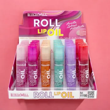 Présentoir de 24 (0,55€ pièce) : Huiles pour les Lèvres Roll Lip Oil - Leticia Well – Image 3