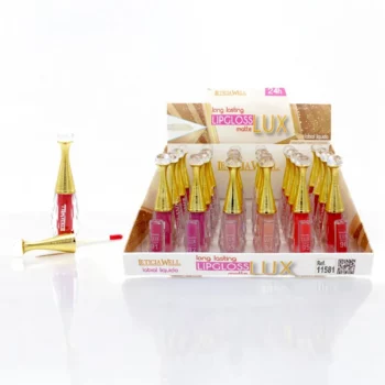 Présentoir de 24 (soit 1,43€ l'unité) : Lipgloss Longue Durée Mat Lux - Leticia Well – Image 2