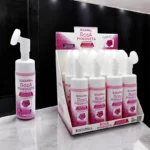 Présentoir de 12 (2,10€ pièce) : Mousses Nettoyantes Visage Avec Brosse à La Rose - Leticia Well