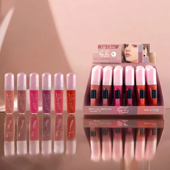 Présentoir de 24 (soit 1,02€ unité) : Brillants à lèvres MATTE FIJO 24H - Easy Paris – Image 2