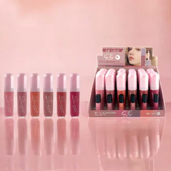 Présentoir de 24 (soit 0,95€ unité) : Brillants à lèvres MATTE FIJO 24H - Easy Paris – Image 2