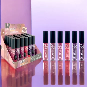 Présentoir de 24 (soit 0,85€ unité) : Brillants à lèvres FIJO & ACIDE HYALURONIQUE - Easy Paris – Image 2