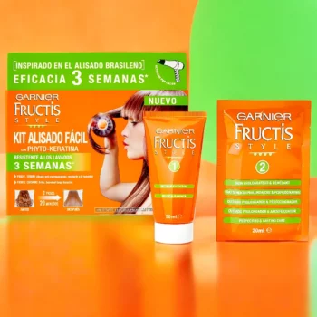 Kit de Lissage - Une Chevelure Lisse en 2 Étapes Simples - Garnier Fructis