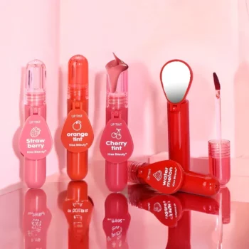 Présentoir de 24 (soit 1,50€ unité) : Teint à Lèvres Jelly Fruits - KISS BEAUTY