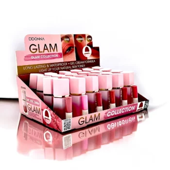 Présentoir de 24 (1,18€ pièce) : Blush "3 en 1" Joues, Lèvres et Paupières - D'Donna – Image 3