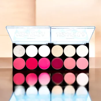 Présentoir de 16 : Palettes Highlight & Cream Blush A – D’Donna – Image 2