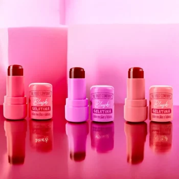 Présentoir de 24 (3,10€ pièce) : Blush GELATINA en Stick 3 Parfums Lèvres & Joues - THE FRUIT COMPANY – Image 2