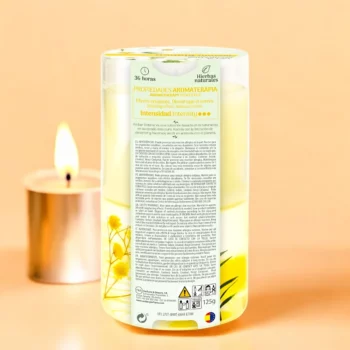 Lot de 3 (soit 3,98€ pièce) : Bougie Jasmin Blanc 130g - AMBAR BOTANIQUE – Image 3