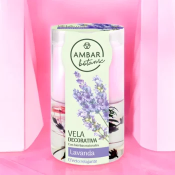 Lot de 3 (soit 3,98€ pièce) : Bougie Lavande 130g - AMBAR BOTANIQUE – Image 2