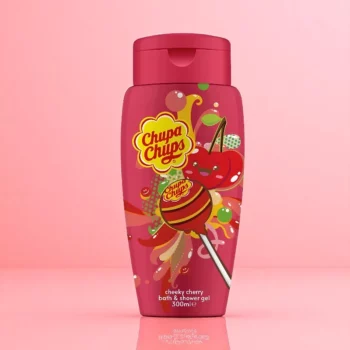 Lot de 12 (2,25€ Pièce) : Gel de Douche & Bain CERISE 300ml - Chupa Chups