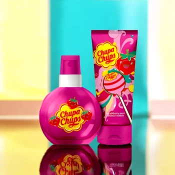 Coffret 2 pièces : Eau de Toilette & Cème de Douche FRAISE - Chupa Chups – Image 2