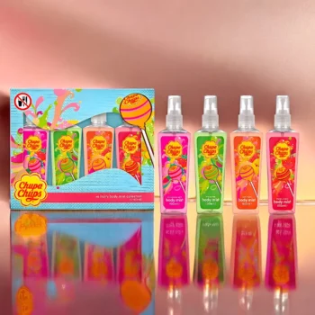 Lot de 6 Coffrets (8,01€ les 4 Brumes) Brume Corporelle 4 parfums différents - Chupa Chups – Image 3
