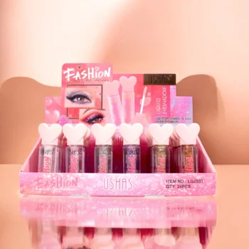 Présentoir de 24 (1,50€ pièce) : Fard à paupières liquide Fashion - USHAS – Image 2