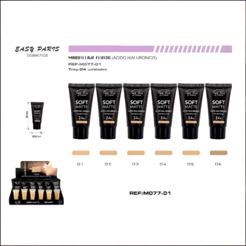 Présentoir de 24 (soit 1,13€ l'unité) Fonds de Teint Soft Matte - Easy Paris Cosmetics – Image 2