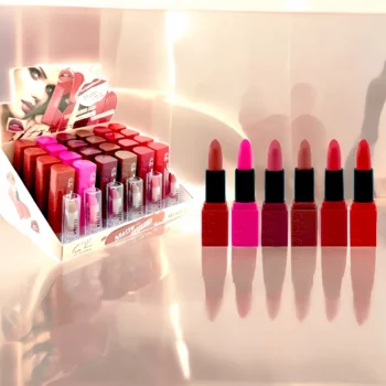 Présentoir de 24 (soit 0,95€ unité) : Rouge à Lèvres à l’Acide Hyaluronique – Finition Lisse - Easy Paris – Image 2