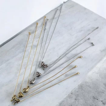 Lot de 12 (1,35€ Pièce) : Colliers Léopard Doré et argenté – Style Sauvage et Élégant – Image 2