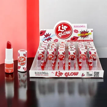 Présentoir de 24 (0,95€ pièce) : Rouge à Lèvres GLOW - Leticia Well – Image 3