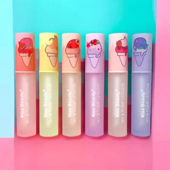Présentoir de 24 (soit 1,13€ unité) : LIPGLOSS ICY & PLUMP 3D - KISS BEAUTY – Image 3