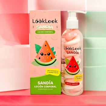 Lait Corporel Bicolore Hydratant et Antioxydant à la Pastèque 200ml – LOOK LOOK – Image 3