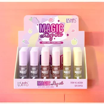 Présentoir de 24 (soit 1,15€ l'unité) : Huile à Lèvres Magique - Ushas – Image 3