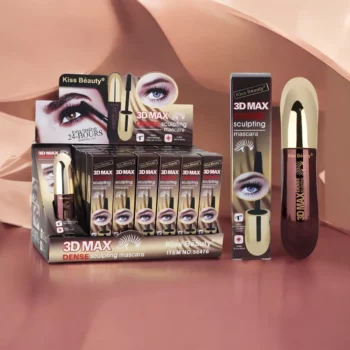 Présentoir de 24 (1,88€ unité) - Mascaras 3D Max Dense Sculpting – Kiss Beauty – Image 3