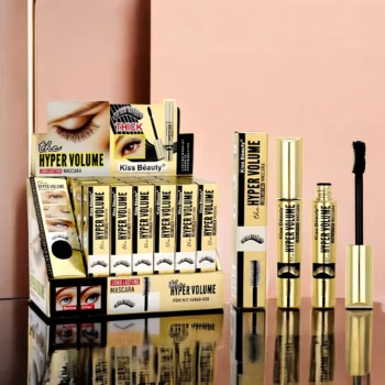 Présentoir de 24 (1,88€ unité) - Mascaras Hyper Volume Black – Kiss Beauty – Image 3