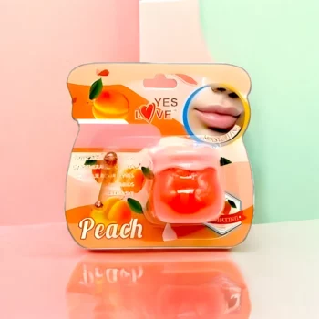 Pack de 24 (soit 1,88€ l'unité) : Masques pour les Lèvres Saveur Pêche - Yes Love – Image 3