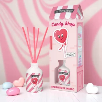 Lot de 3 (Soit 2.95€ Pièce) : Mikado Parfumé - Sucette Cœur - Collection Candy Shop - The Fruit Company