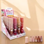 Présentoir de 24 (1,35€ pièce) : Rouge à Lèvres 5 en 1 - Leticia Well