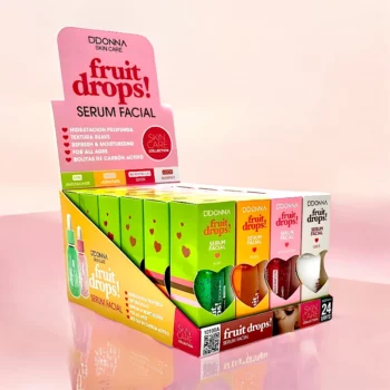 Présentoir de 24 (1,05€ Pièce) – Sérums Visage "Fruit Drops" - D'Donna – Image 3