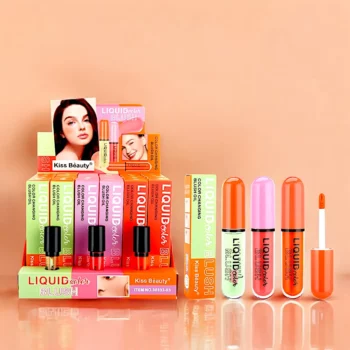 Présentoir de 24 (soit 1,13€ unité) : Blush Liquide Coloré - Kiss Beauty