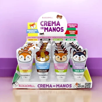 Présentoir de 24 pièces (soit 0,75€ l'unité) : Crèmes pour les Mains - Leticia Well – Image 2
