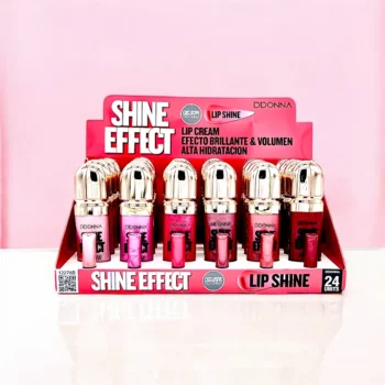 Présentoir de 24 (soit 1,08€ l'unité) : Brillants à Lèvres Shine Effect - DDonna