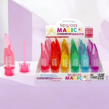 Présentoir de 24 (soit 1,04€ l'unité) : Lipgloss MAGIC - Leticia Well