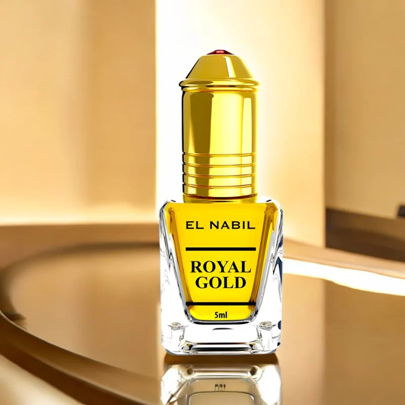 Lot de 3 (Soit 3,80€ pièce) : Extraits de Parfum Roll-On 5 ml – Royal Gold – El Nabil