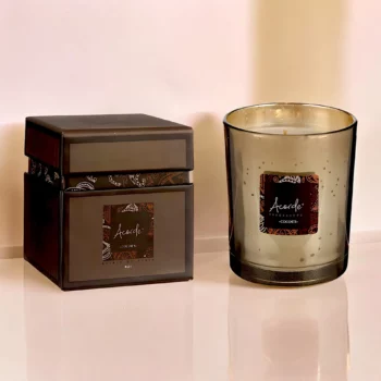 Pack de 8 (soit 2,50€ pièce) : Bougies Premium En Coffret "Noix de Coco" - Acorde Fragrances