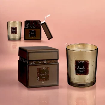 Pack de 8 (soit 2,50€ pièce) : Bougies Premium En Coffret "Noix de Coco" - Acorde Fragrances – Image 2