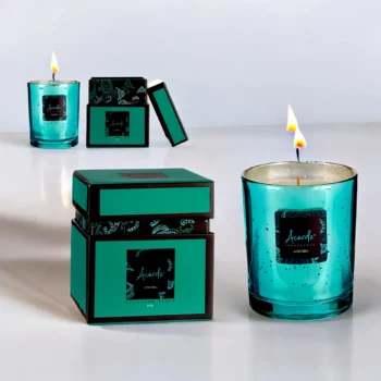 Pack de 8 (soit 2,50€ pièce) : Bougies Premium En Coffret "LIAGORA Senteur Marine" - Acorde Fragrances – Image 2