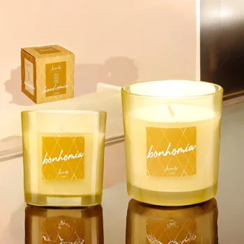 Pack de 12 (soit 1,60€ pièce) : Bougies Premium Parfum Ambre - Acorde Fragrances – Image 2