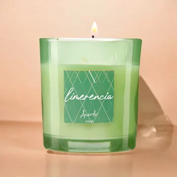 Pack de 12 (soit 1€ pièce) : Bougies Premium Parfum Fleur de Loto - Acorde Fragrances