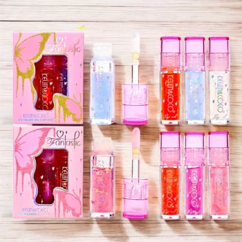 Lot de 12 (soit 3,75€ le Set) : Huile à Lèvres 3 couleurs FANTASTIC - Kevin & Coco – Image 2